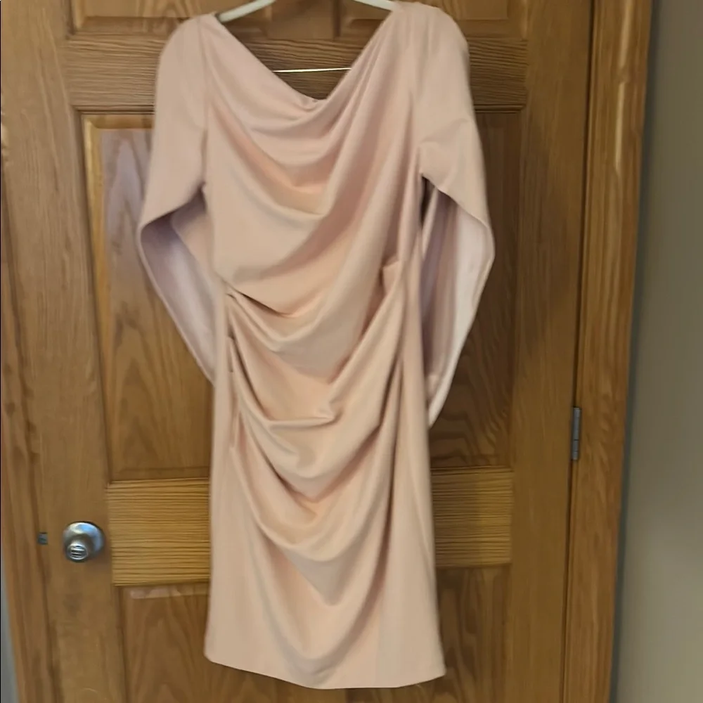 Betsy & Adam Pink Midi Dress - Picture 3 of 9
